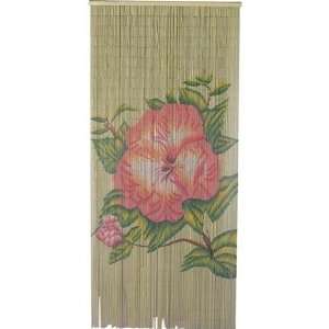  Hibiscus Bamboo Curtain