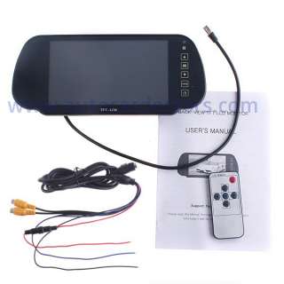 LCD Car Rearview Monitor/2.4G wireless camera set  
