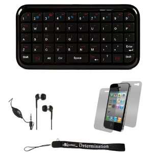 Black External Bluetooth Typing Keyboard with Soft Rubber Keys for New 