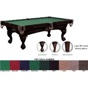    Colorado Avalanche Pool Table Cherry 7 Foot