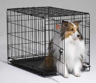 MidWest 30 Black Folding Dog Cage/Crate w/Divider 1530  