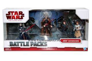 Star Wars action figure set from the Clone Wars Battle Packs.