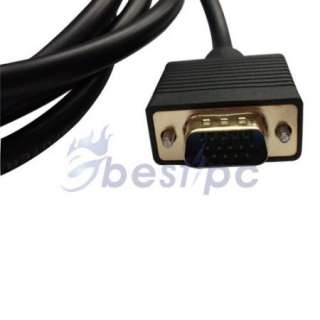 USA 6ft VGA to TV Cord RCA AV Adapter Component Cable For PC Laptop TV 