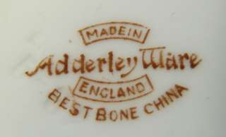 Vintage Adderley Albany Bone China Teacup Saucer  