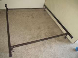USED QUEEN FULL SIZE ADJUSTABLE METAL BED FRAME  