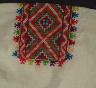 HANDMADE embroidered peasant blouse Slovak ethnic clothing folk 