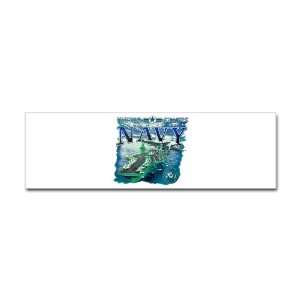   Sticker United States Navy Aircraft Carrier And Plane 