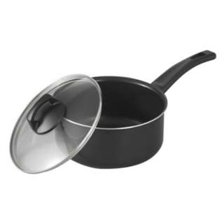 Tramontina Sauce Pan with Glass Lid   Black (3 qt.) product details 