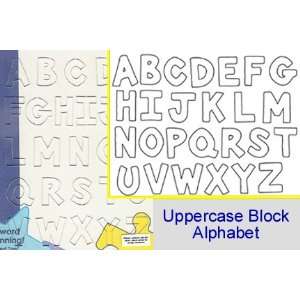  Coluzzle Block Alphabet Uppercase Template