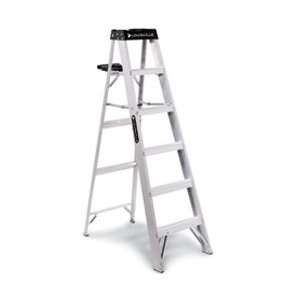 LOUISVILLE Type 1A Aluminum Ladders with Pail Shelf  