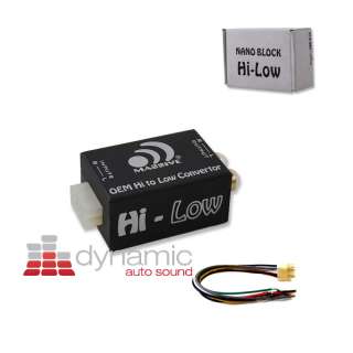   AUDIO Hi Low Converter for MASSIVE Audio AMPS 623169630484  