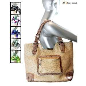  Ostrich Print Lady Purse Shoulder Bag 9.7 HP TouchPad Wi Fi Tablet 