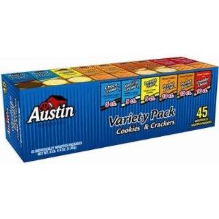 Austin Cookies & Crackers Variety Pack, 45 ct