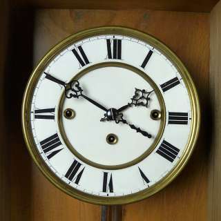 Beautiful, Antique Gustav Becker 3 weight wall clock with Grand 