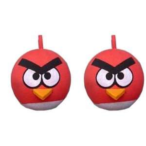    Angry Red Bird Car Truck SUV Antenna Topper   2PK Automotive