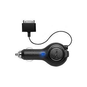 Cellet Retractable Plug in Car Charger for Apple iPod Touch, nano 