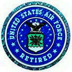 United States Air Force Retired Decal Sticker USAF  