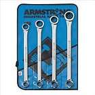 Armstrong 4 Pc. Fractional Geared Box Wrench Set (Roll)