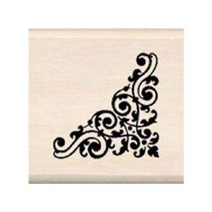  Inkadinkado(R) Rubber Stamp   Swirl Corner