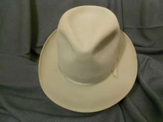 Vintage Stetson Twenty Five The Open Road Hat, Silver Belly  