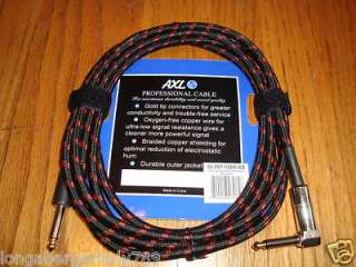   LONG AXL TWEED HEAVY DUTY PROFESSIONAL GUITAR / INSTRUMENT CABLE