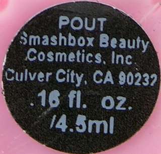 Smashbox Lip Gloss Moisture Pout Matte Baby Pink NEW  