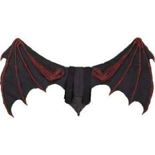  Large Bat Wings (Blacklight Red) Accessory Clothing