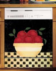Appliance Art Apple Bowl Dishwasher Magnet Cover Large  