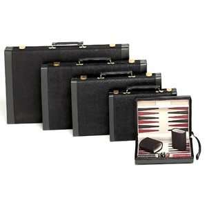  Black Suede Backgammon Set   18 Toys & Games