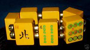 Butterscotch Bakelite Mahjong Bracelet 1930 STUNNING  