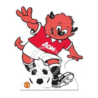 FRED THE RED MANCHESTER UNITED MASCOT CARDBOARD CUT OUT  