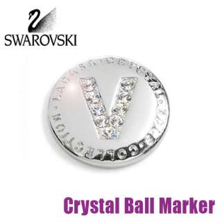Swarovski Crystal Golf Ball Marker Set BMA  