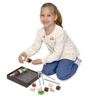  grill play set includes 17 smooth sanded hand painted wooden pieces 