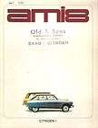 Citroen Ami 8 Saloon & Estate 1969 70 UK Market Sales Brochure Confort 