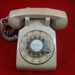   Retro ROTARY TELEPHONE Hollywood Fab BELL SYSTEM Vintage Phone  