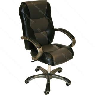 BLACK LEATHER CLIENT CHAIR DESK OFFICE STENO COMPUTER  