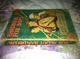 HANDBOOK FOR BOYS FIRST EDITION BOY SCOUTS OF AMERICA 1940 GREAT 