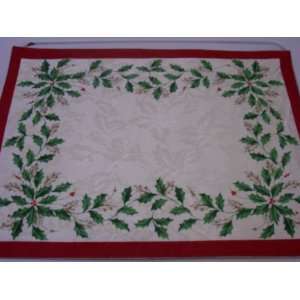  Lenox Holiday Ivy Holly Placemat 