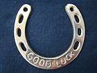 Solid Brass Good Luck Horse Shoe   Horseshoe Decor items in The 