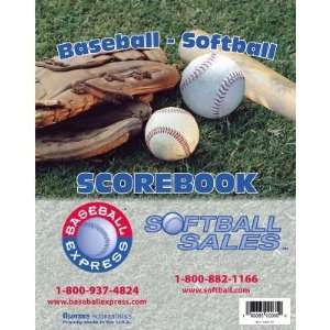  Baseball Express Baseball/Softball Game Scorebook   Equipment 