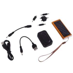   Quality Multi function Solar Battery Charger Yellow