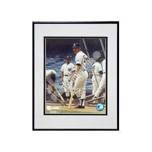 Thurman Munson, New York Yankees Batting Cage Double Matted 8 X 10 