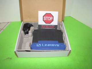 ETHERFAST CABLE DSL ROUTER LINKSYS CISCO BEFSR41 4 PORT SECURITY 
