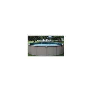   24 Round 54 Bermuda Aluminum Above Ground Pool Patio, Lawn & Garden