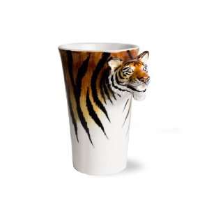    Tiger Extra Large Handmade Coffee Mug (15cm x 8cm)