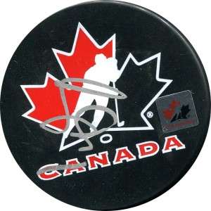 Sidney Crosby Team Canada Autographed Hockey Puck  