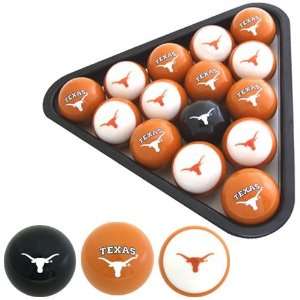   Texas Longhorns Officially Licensed Billiard Balls