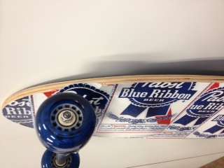   PBR Pabst Blue Ribbon Beer 43 pin tail complete Longboard Skateboard