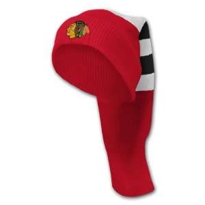  Reebok Chicago Blackhawks Hockey Sock Knit Hat