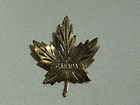 canadian sterling silver maple leaf pin 14k gold plated $ 49 99 time 